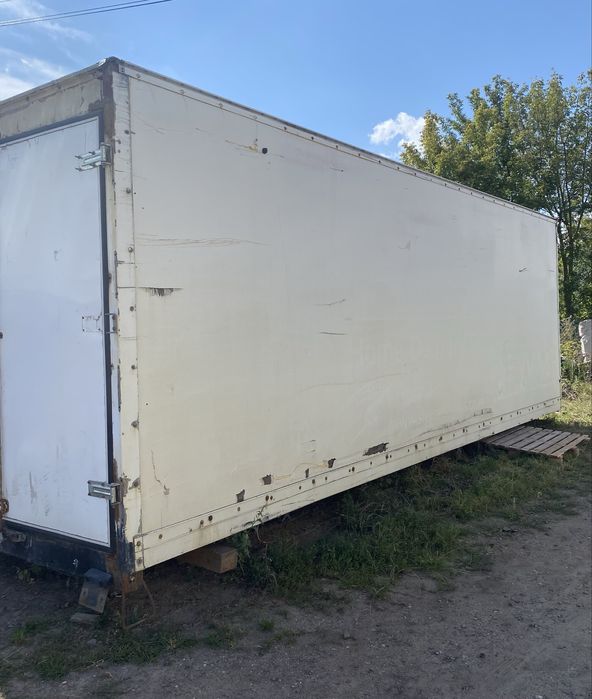 Металевий напівпричіп/кузов, вантажний контейнер, склад фургон