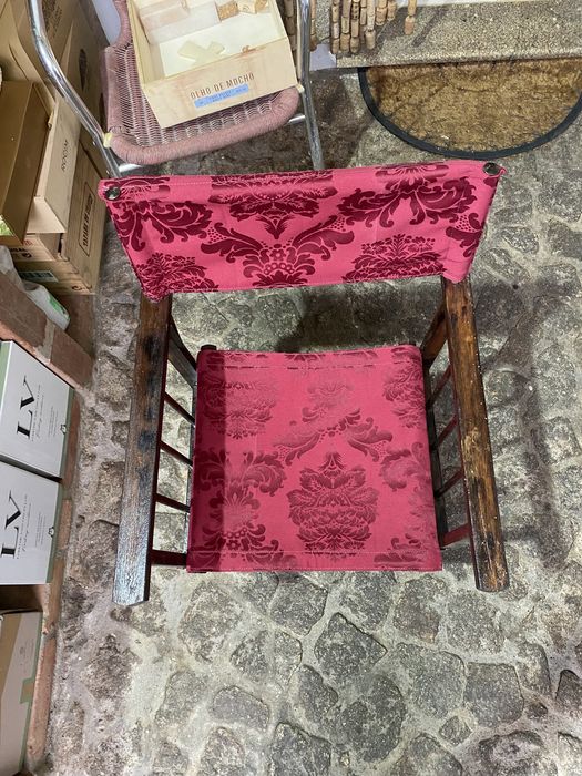 Cadeira antiga de encartar