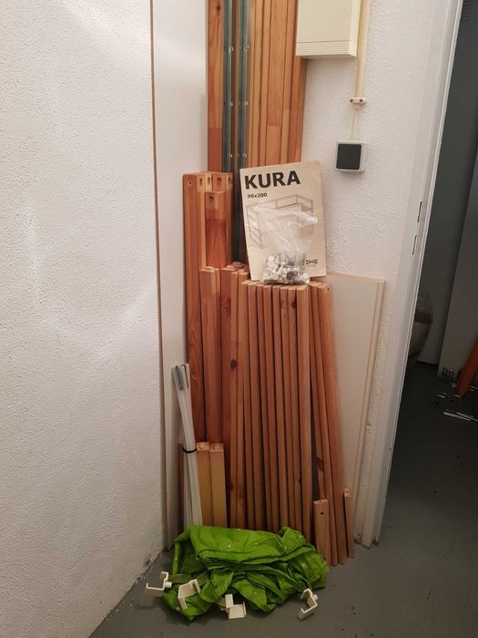 Beliche Kura do IKEA com tenda