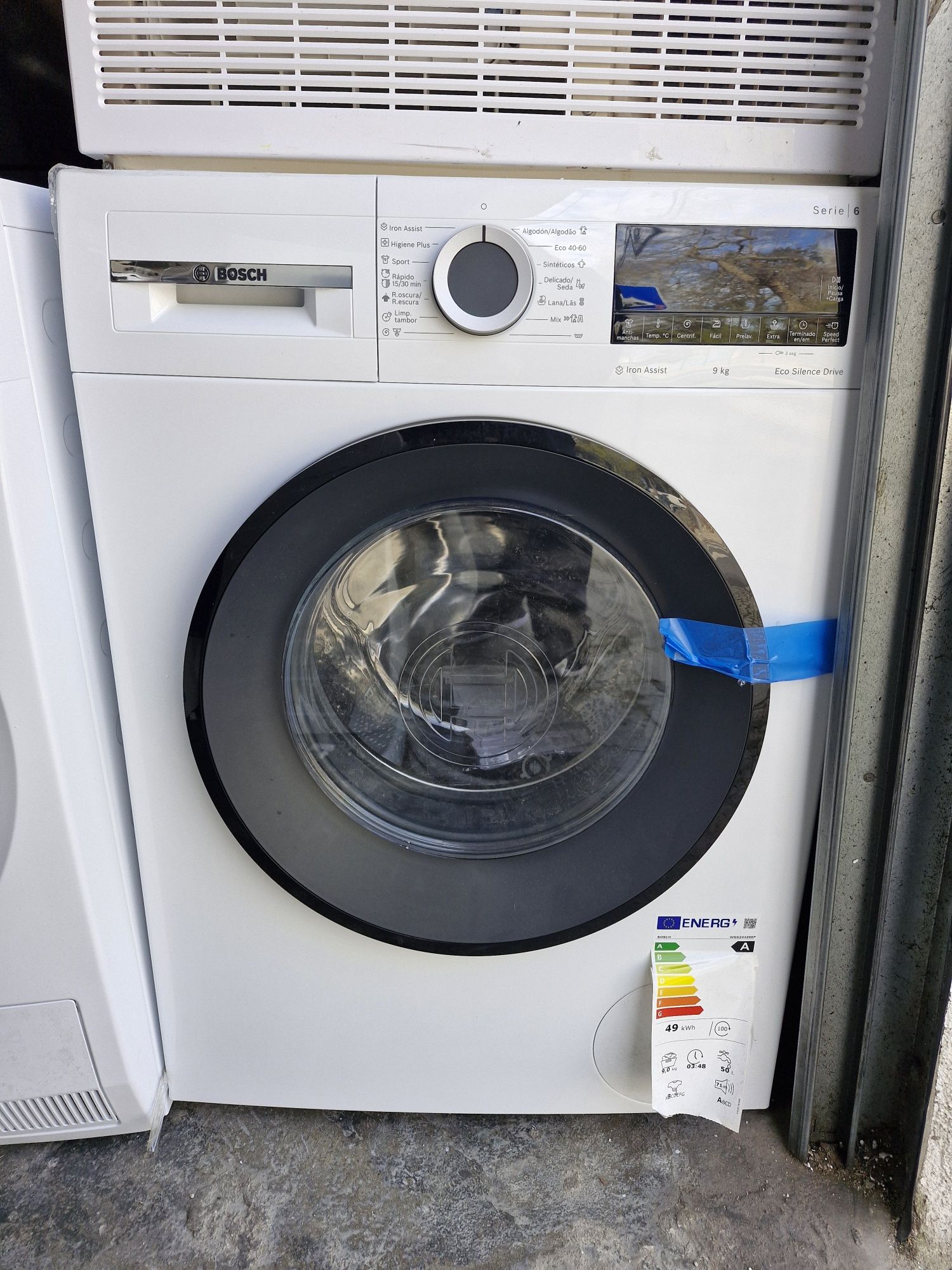 Máquina de lavar roupa bosch .9 kg