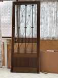 Porta para exterior castanha como nova