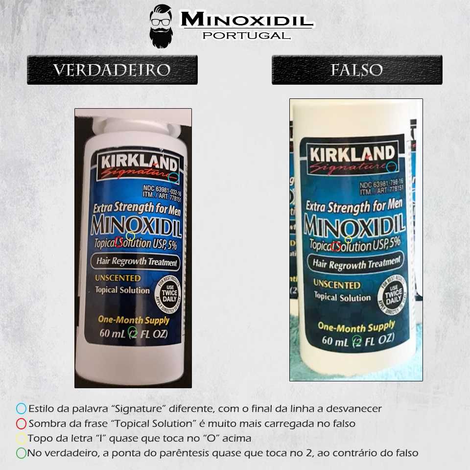 Minoxidil 5% Kirkland | Entrega Grátis