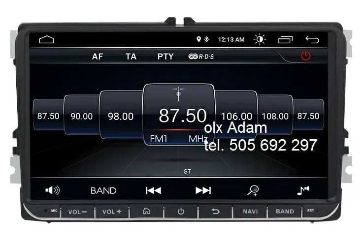 Nawigacja 2DIN Android 13 Radio VW Seat Skoda 2 GB RAM 9 cali Wyprz.