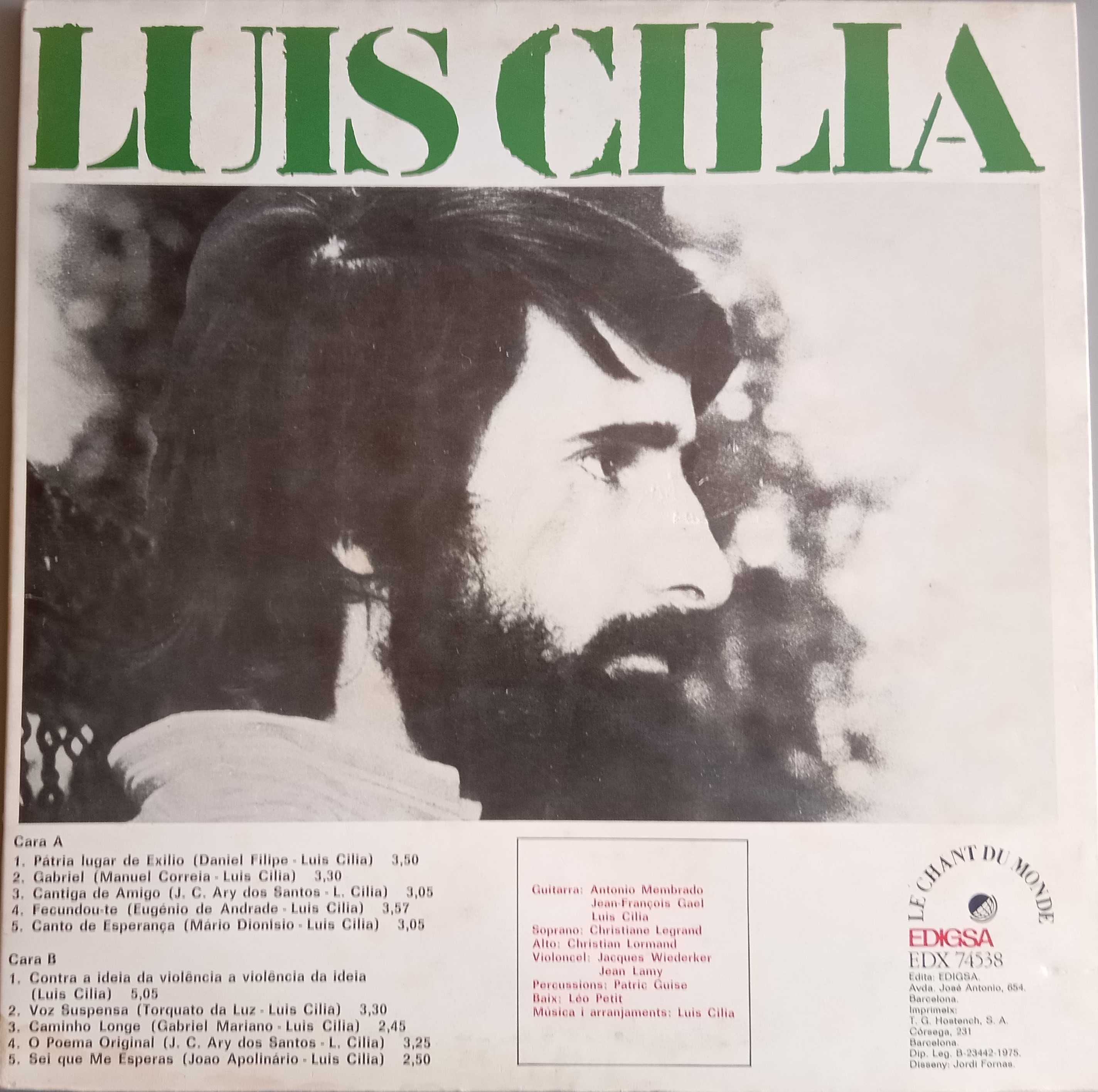 Luís Cília	- - - - -	Contra a Ideia da Violência, A Violência ...	- LP