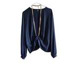 Blusa Azul Marinho Roberta Biagi