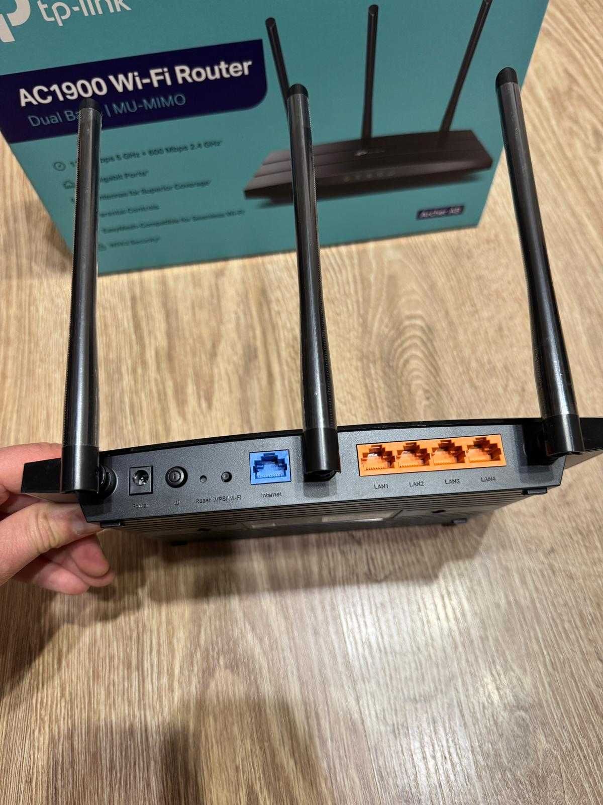 Роутер TP-Link Archer A8 AC1900 1900Мбіт/с 2.4 ГГц/5 ГГц MU-MIMO