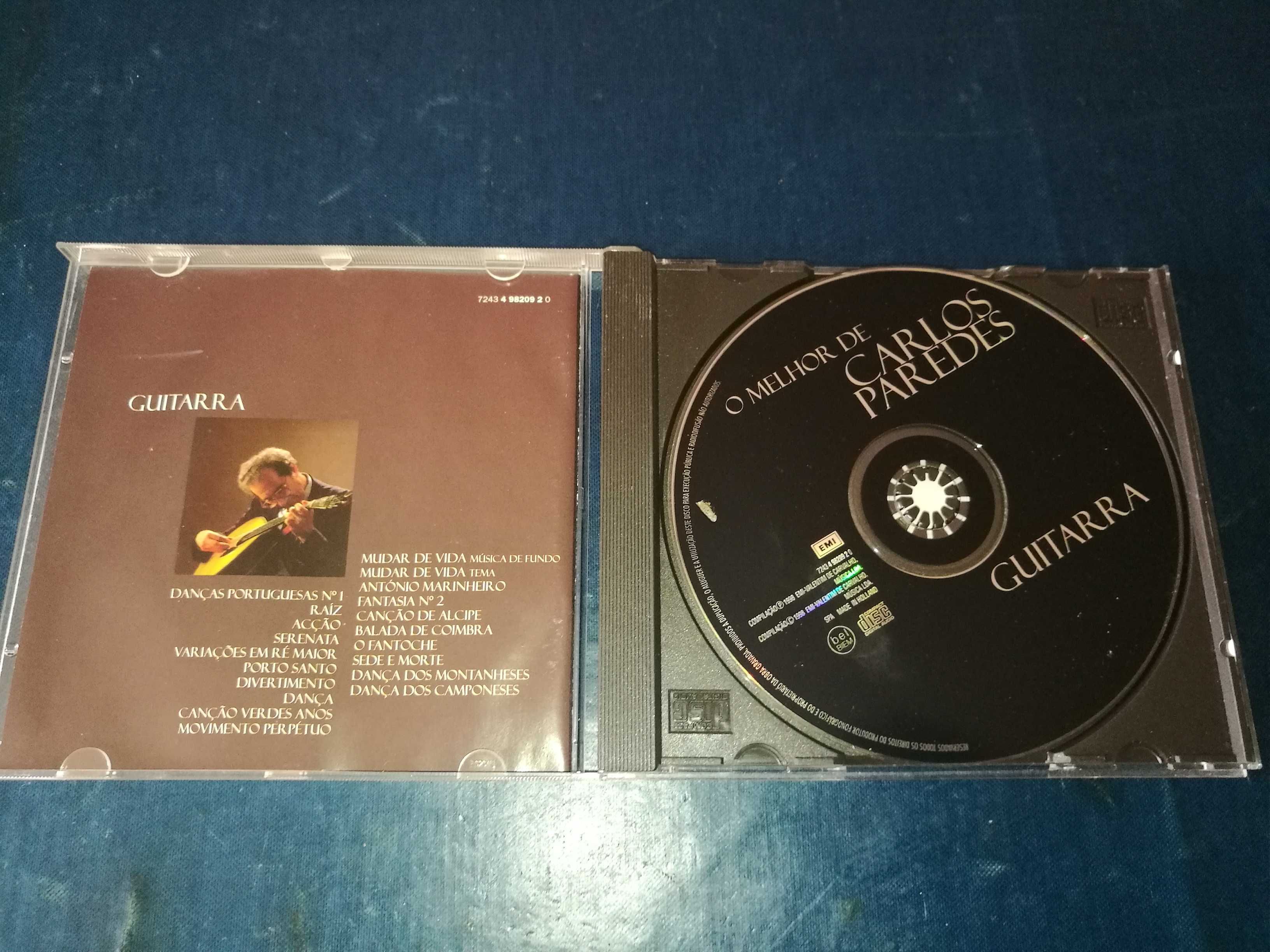 CARLOS PAREDES - O Melhor de Carlos Paredes - Guitarra  CD