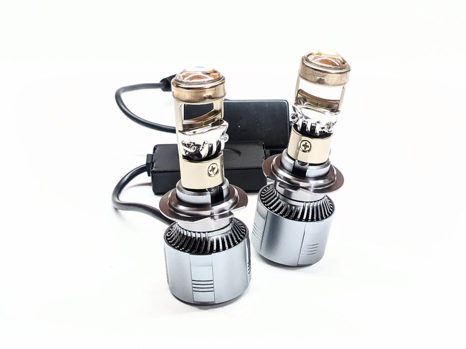 Світлодіодні лед лампи led лінзи H7 H11 H8 H9 12-24V 80W 12000Lm