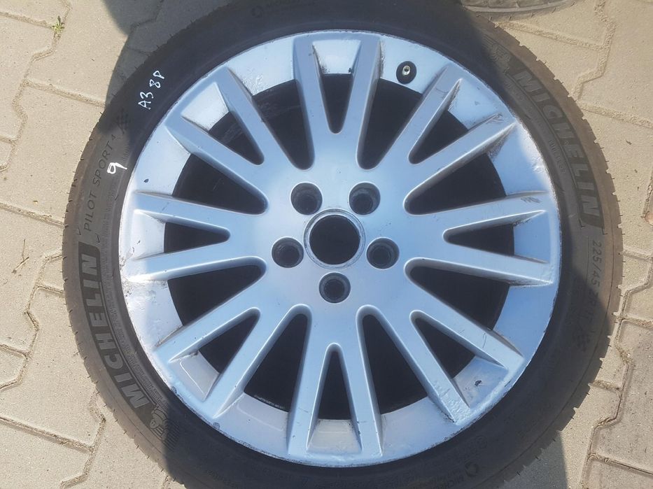 AUDI A3 8P 04-12r A4 A6 FELGA ALUMINIOWA 17 5X112