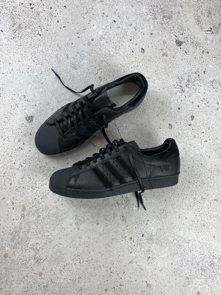 Adidas Y-3 Yohji Yamamoto Superstar Triple Black кросовки Оригінал