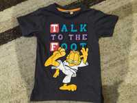 T-shirt Garfield chłopiecy 116-122