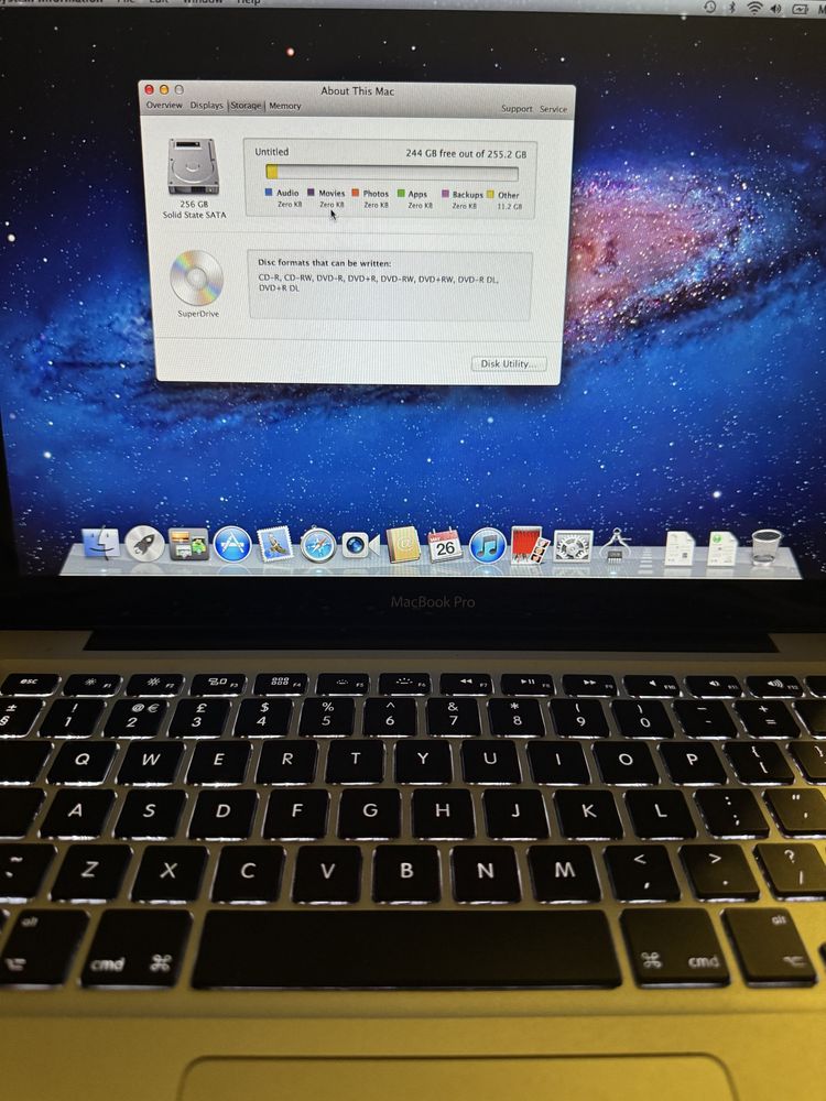 Macbook pro A1278 I7-4gb. Bez SSD i ladowarki