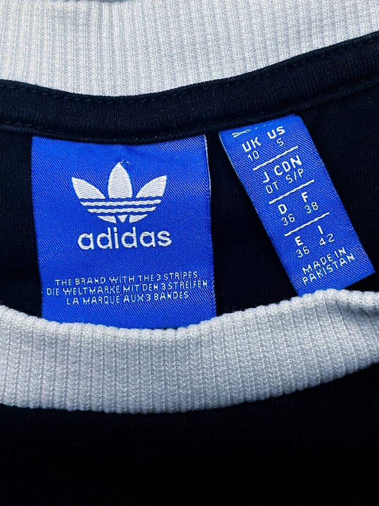 Nowa Męska Czarna Bluza «Adidas» Vintage / S