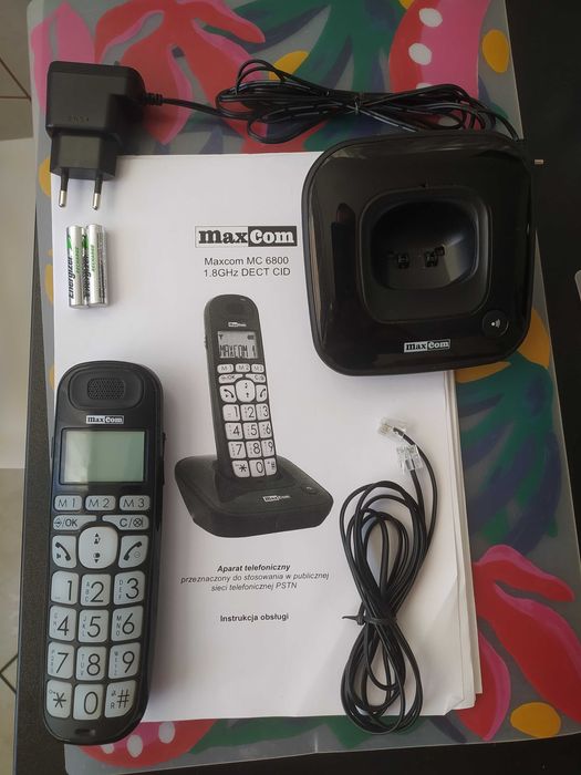 Maxcom MC6800 telefon stacjonarny +GRATIS!! nawilżacz Carruzzo GL-2211