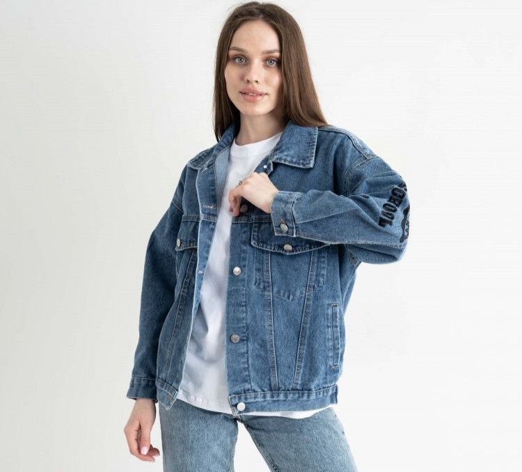 Джинсовая курточка oversize