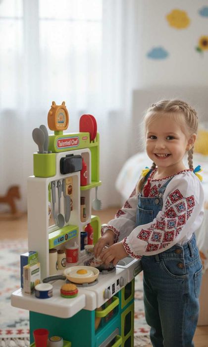 ‼️Мега набір‼️ Кухня 104 в 1 з продуктами є звуки / вода детская кухня