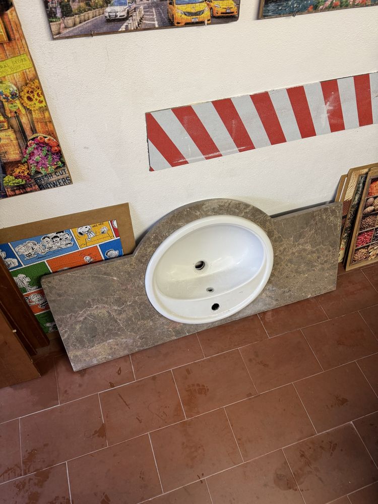 Tampo de Casa de Banho Lavatorio (Marmore)