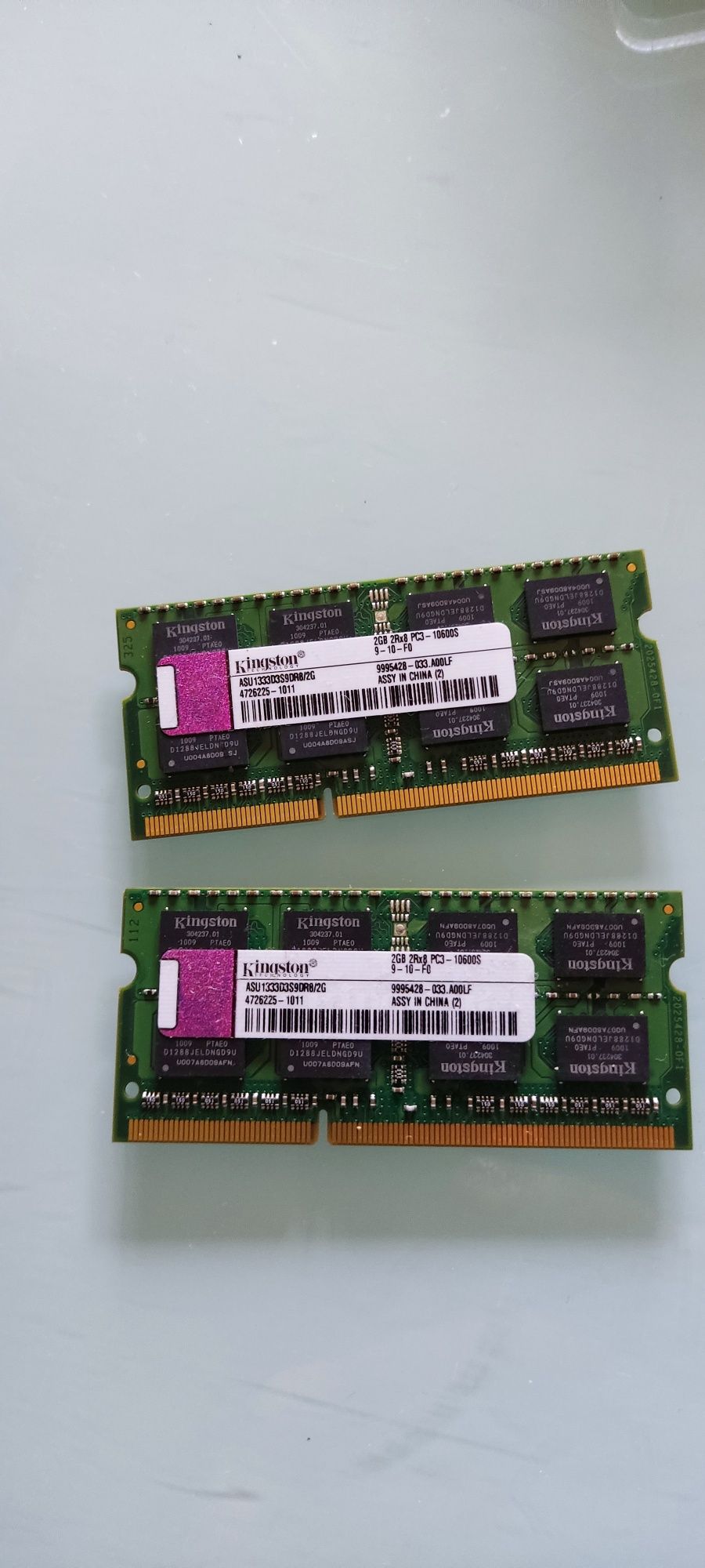 Memorias ram 2gb