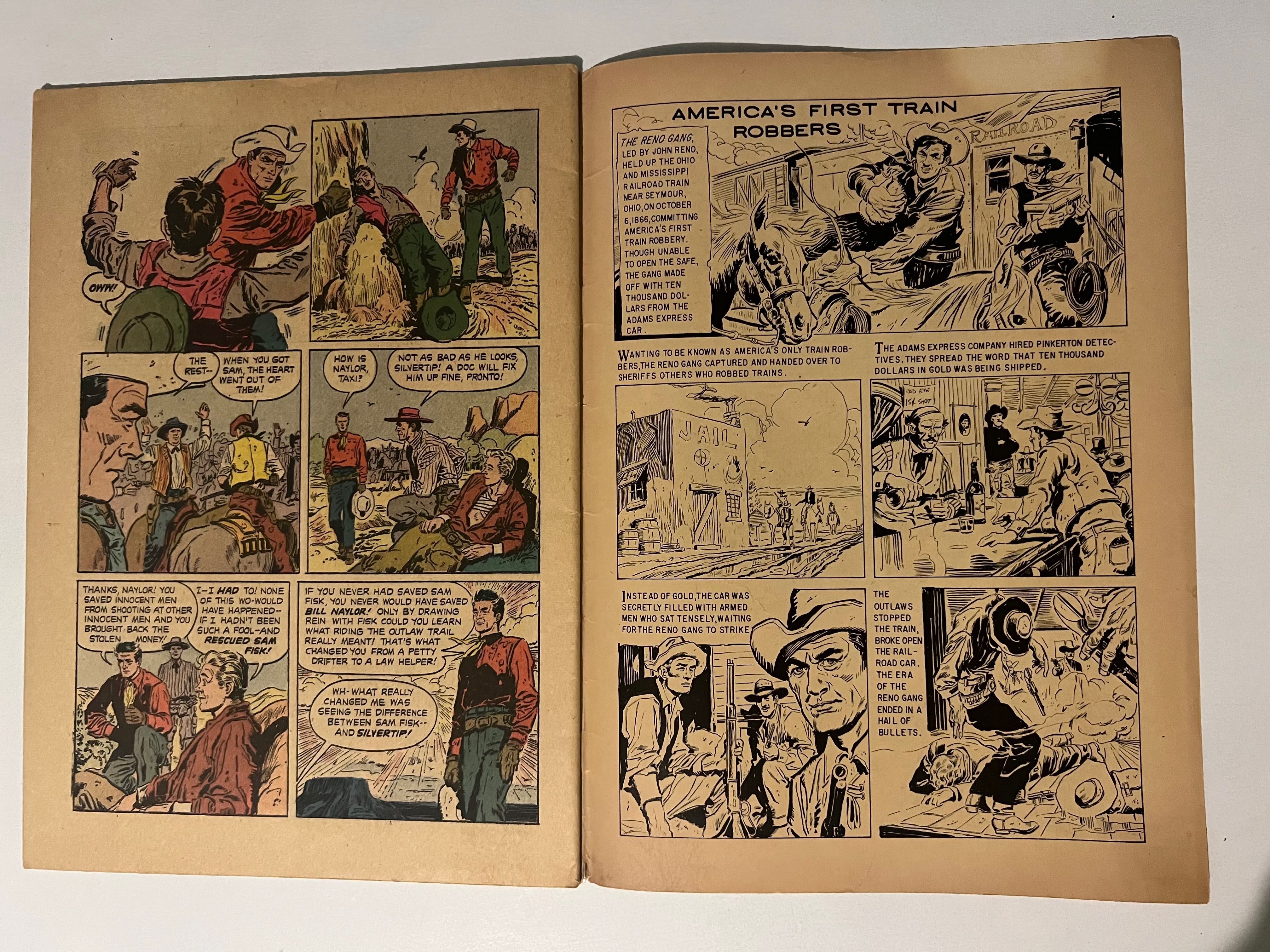 Komiks oryginalny amerykański z 1958 roku Max Brand’s Silvertip