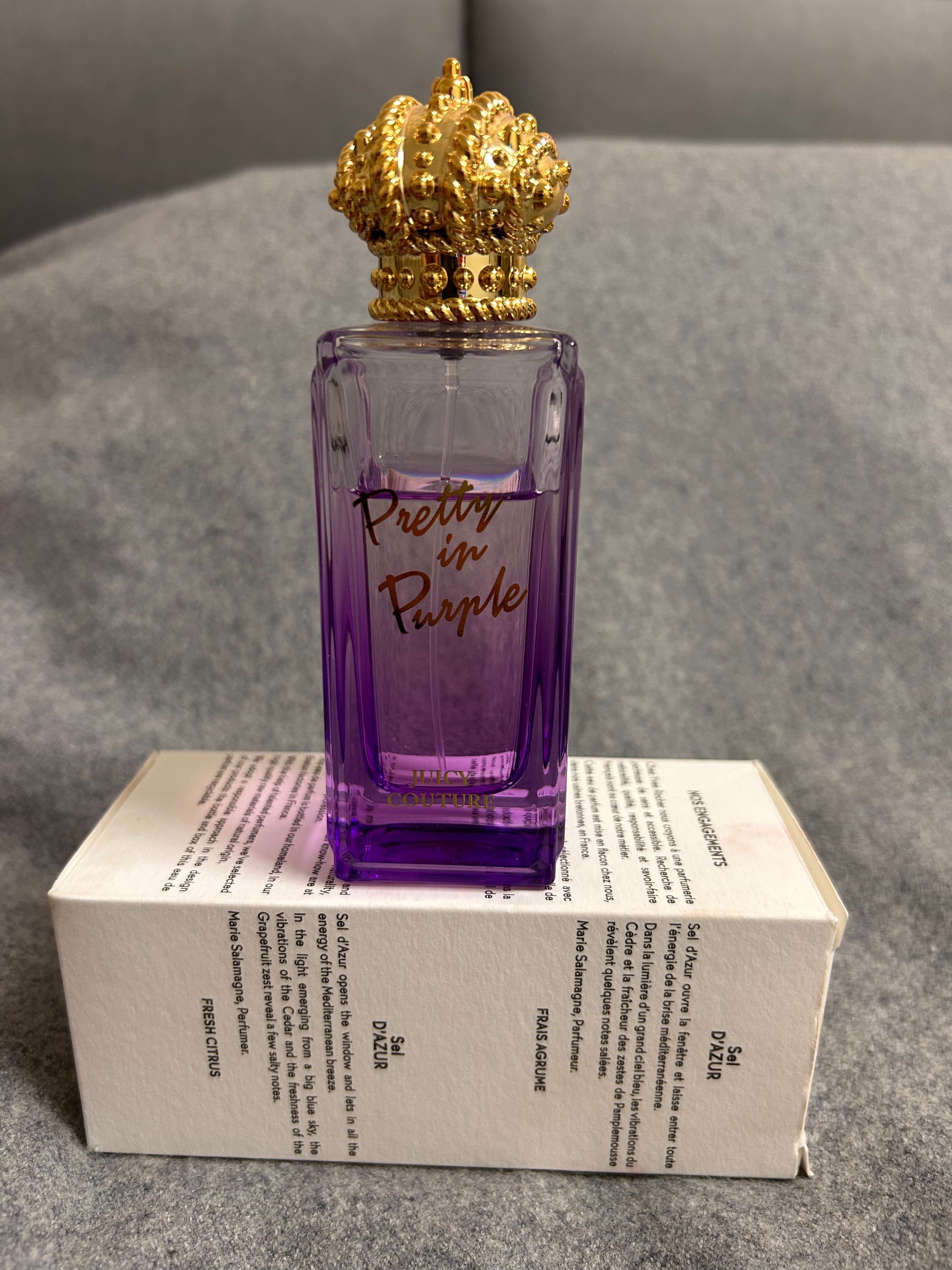 Yves rocher Plein Soleil  Sel D’azur Juicy couture Pretty in Purple