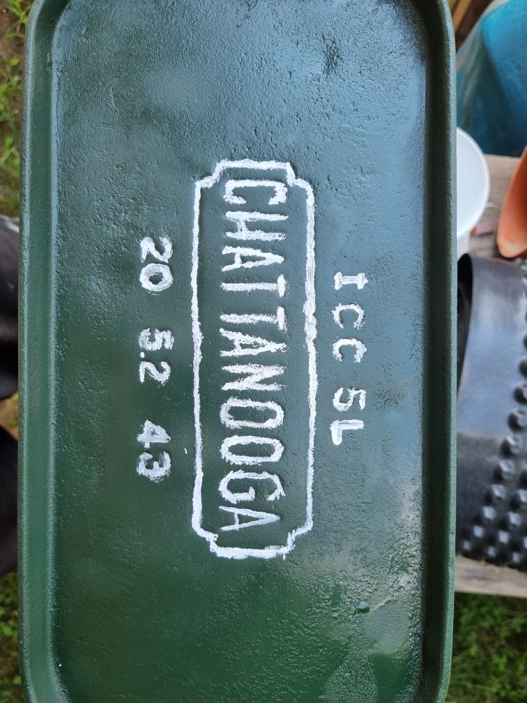 Vintage 1943 / 1952 Jerry Gas Can. Kanistry na paliwo