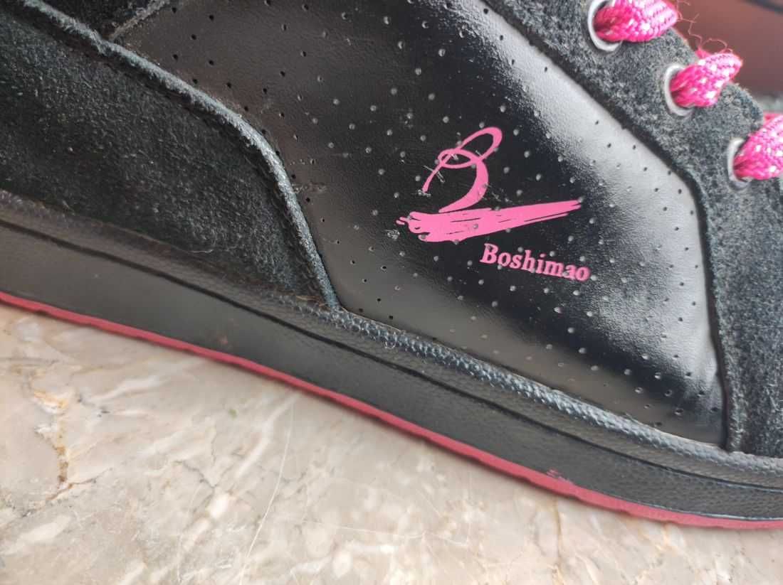 Buty wysokie kozaki glany trapery wiązane ocieplane workery
