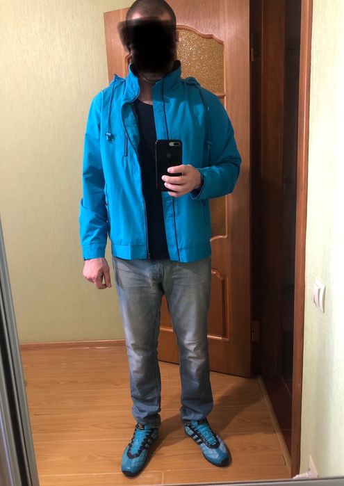 Чоловіча осіння весіння легка куртка вітровка дощовик Ветровка