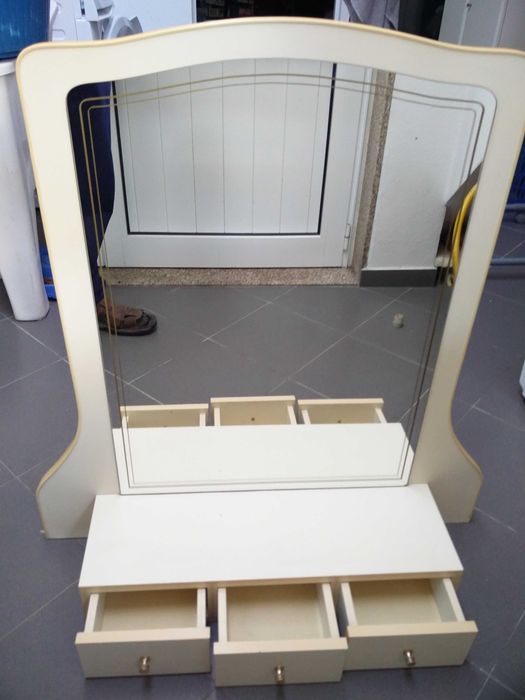 Espelho tocador branco