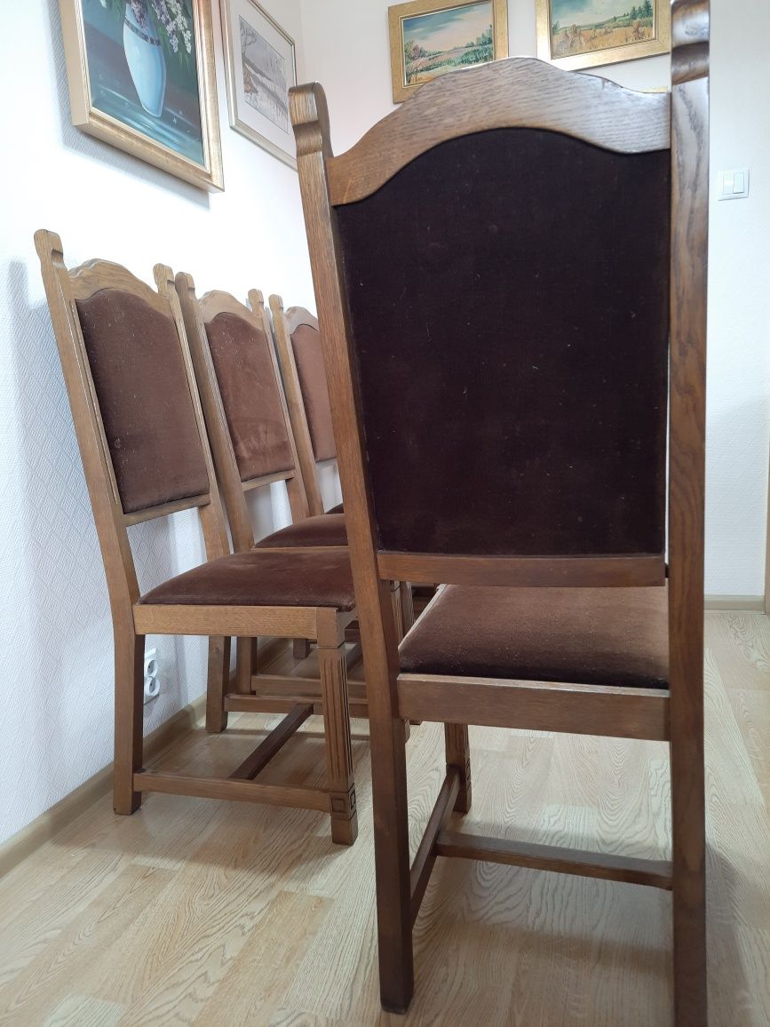Krzesła dąb 4 szt