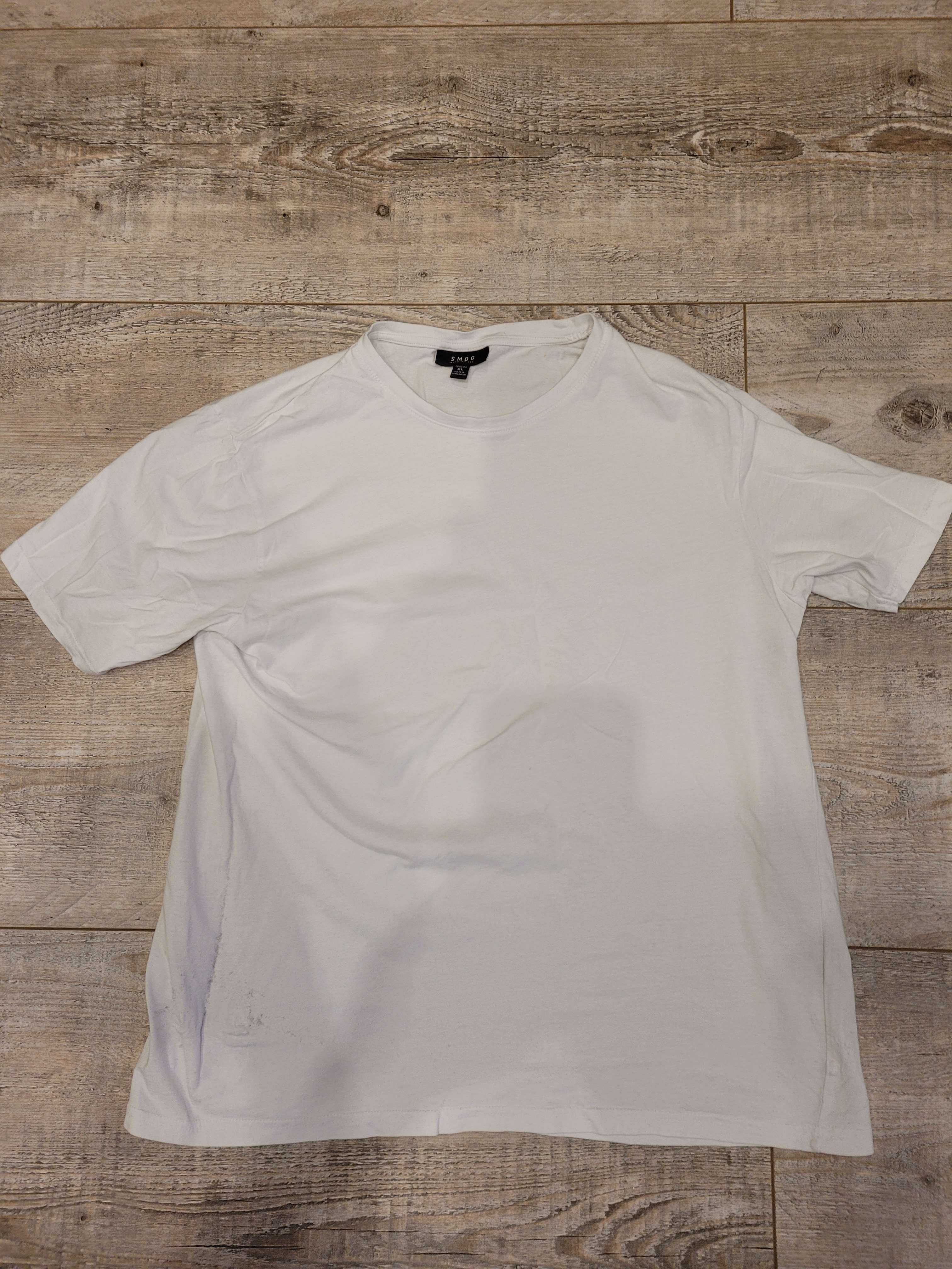 Biała koszulka Smog XL