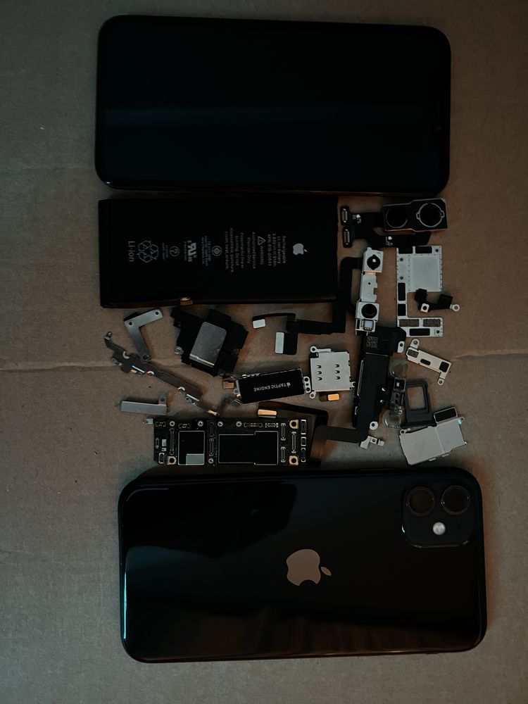 запчастини оригінал екран, корпус, акб, камери для iphone, apple 11