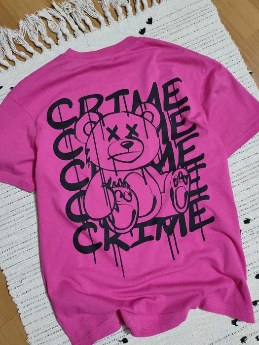 Рожева футболка з принтом