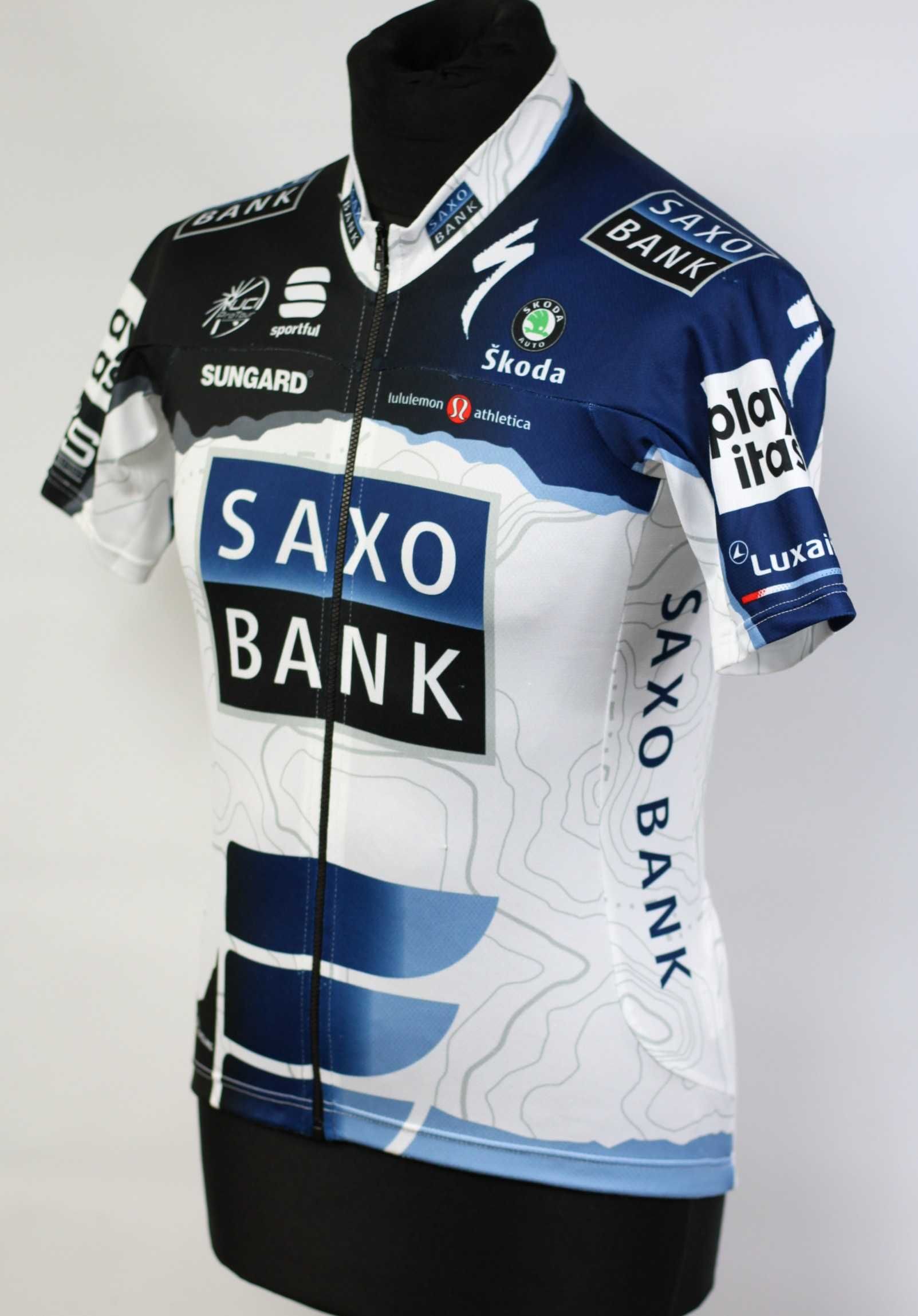 Sportful Saxo Bank męska koszulka kolarska rozmiar M