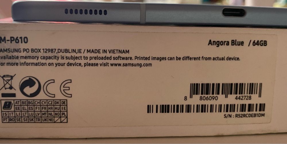 Samsung tab S6 lite