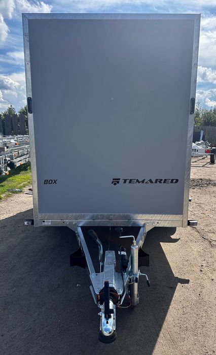 Przyczepa kontener furgon TEMARED BOX 3015/2 C 1,5T mocna zabudowana