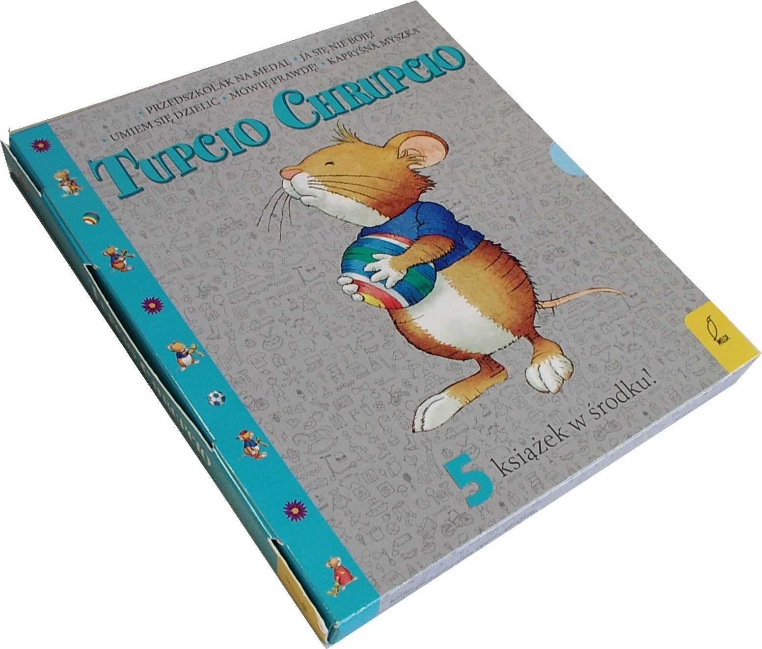 TUPCIO CHRUPCIO 5 książek w środku + ETUI - Eliza Piotrowska