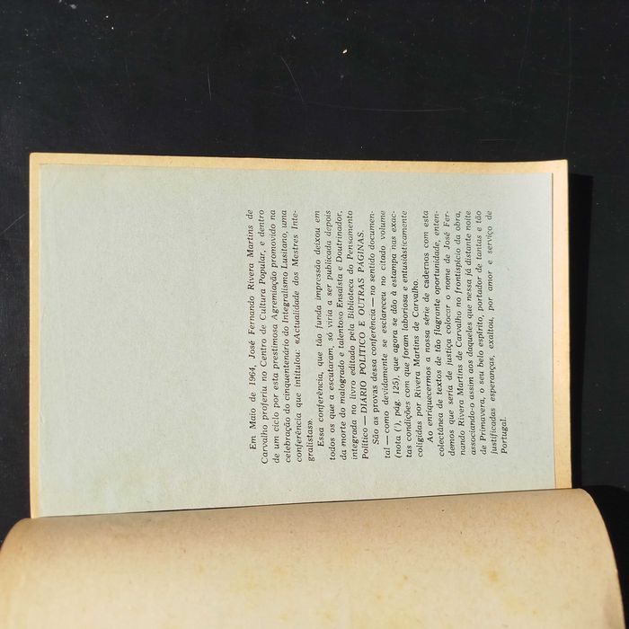 O Pensamento Integralista Perante o Estado Novo - Rivera M.  Carvalho