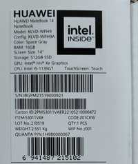 Huawei MateBook 14 i5-1135G7, 16/512Gb, Win10, Touch Gray. Гарантія