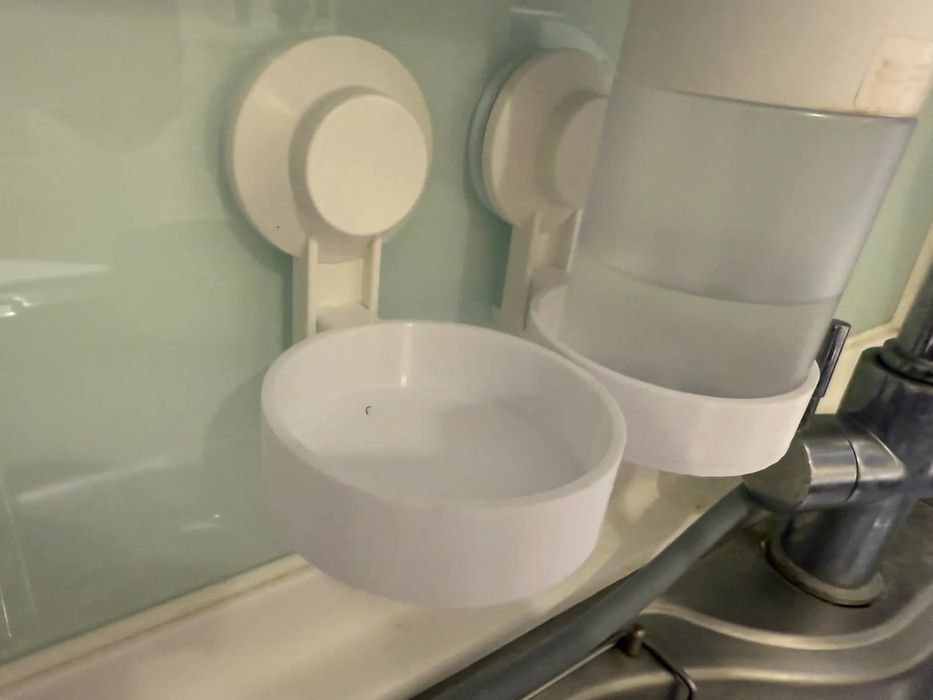 Suporte para Doseador de Sabão "Tisken" e Sabonete Líquido