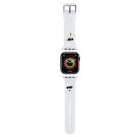 Pasek Karl Lagerfeld 3D Rubber do Apple Watch 38/40/41 mm (Biały)