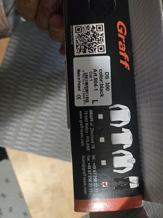 Męskie Bokserki Termoaktywne czarne Graff  DUO SKIN 300 (904-1)