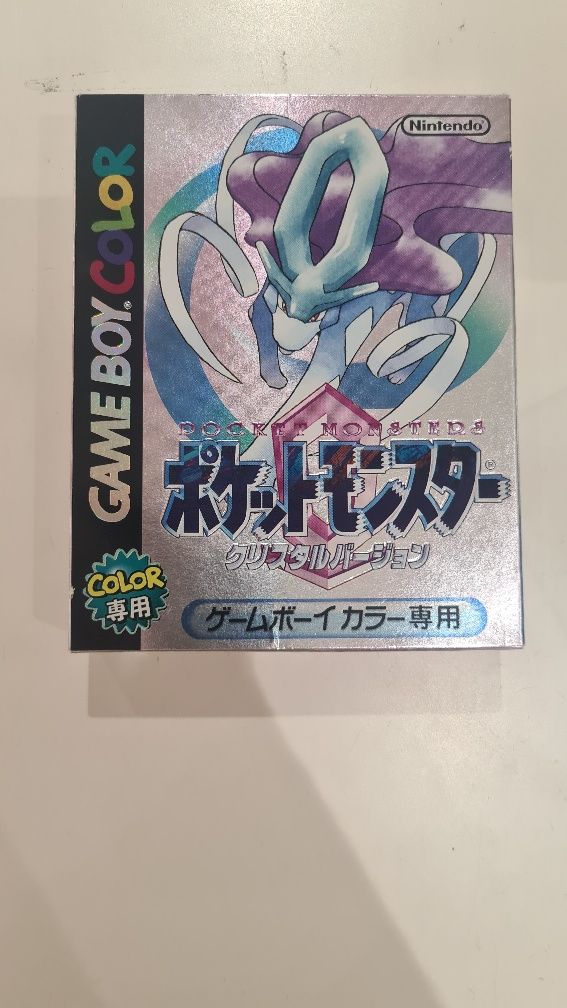 Pokemon: Crystal na caixa Versão Japonêsa (Game Boy Color, 2001)