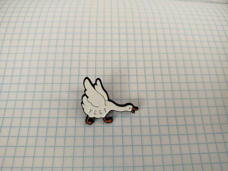 Шпилька Гуси шпильки заколки гусак, агресія, страх, добро