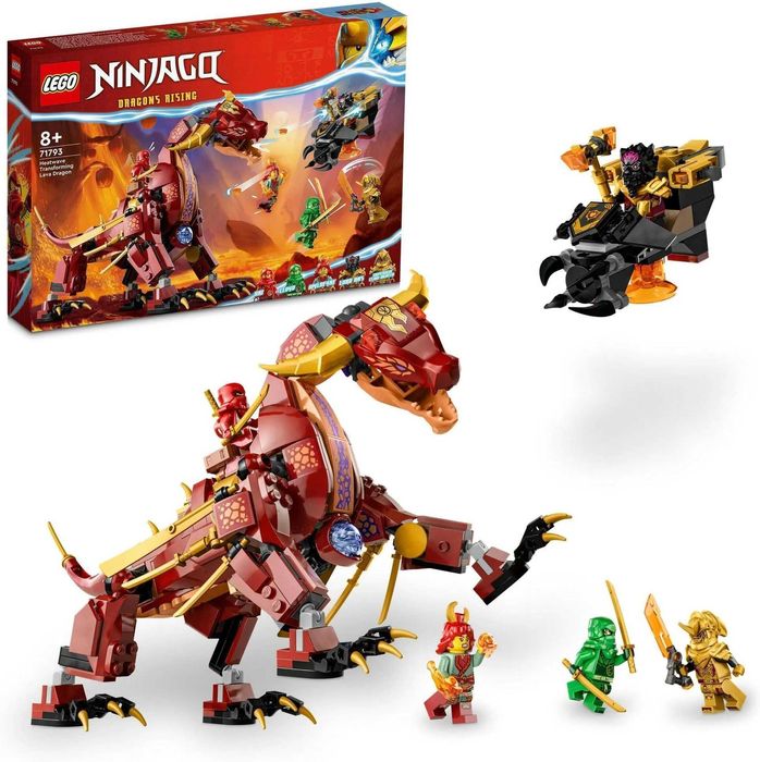 LEGO 71793 Ninjago - Lawowy smok zmieniający się w falę ognia