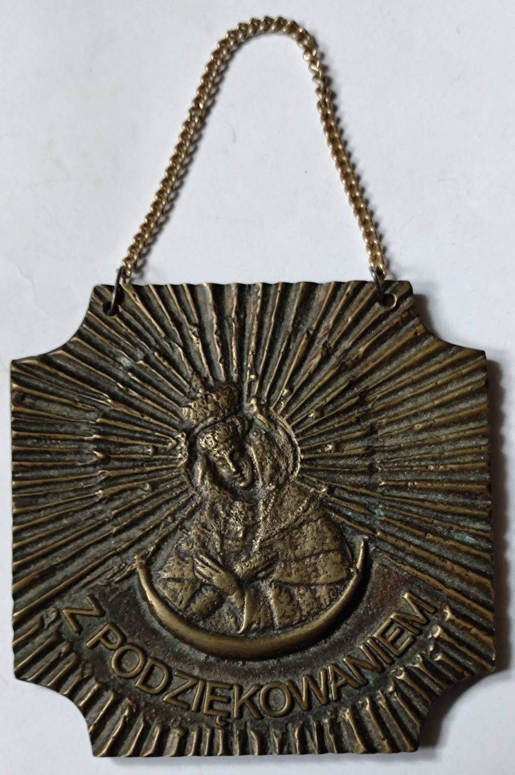 Medal wiszący Matka Boska Ostrobramska - Poznań
