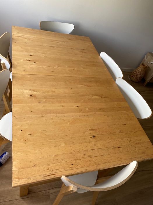 Mesa de jantar extensível NORDVIKEN - IKEA 90 x 155 + 55