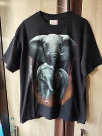 T-shirt koszulka Rock Eagle rozmiar M/L 42-44 z motywem słonii słoń