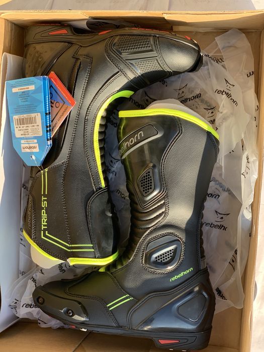 Buty motocyklowe rebelhorn Trip ST rozmiar 36 Fluo zolty, NOWE! Okazja