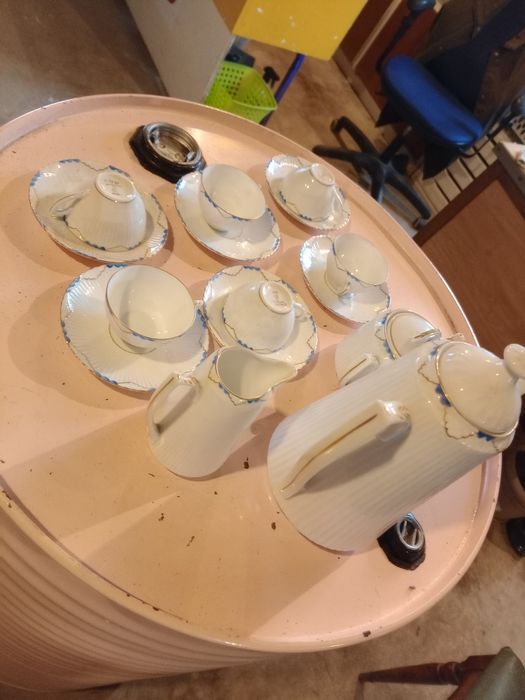 Serviço de café fabricado entre 1904/1934.