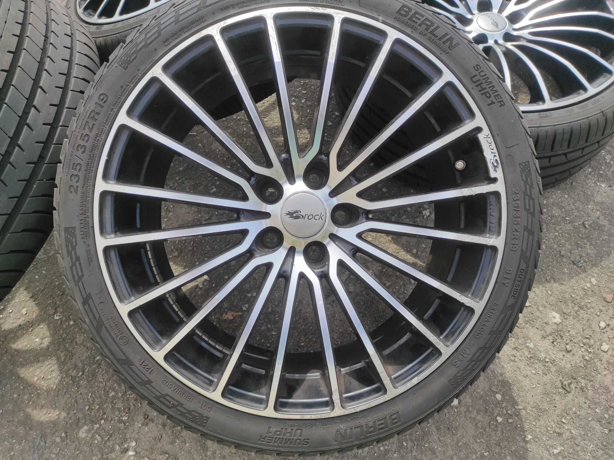 Komplet kół letnich Brock B24 5x108 235/35/19" opony 2022r